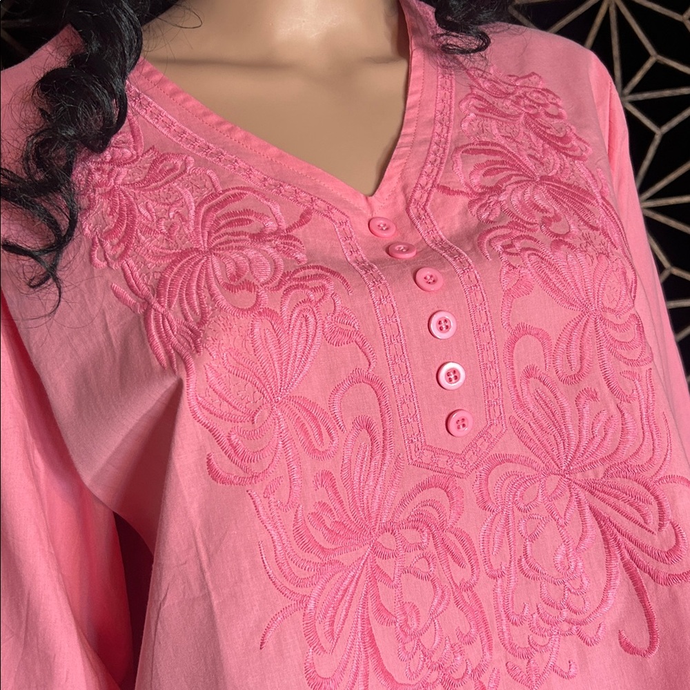 NWT KOMILI COTTEN VNECK TOP XL